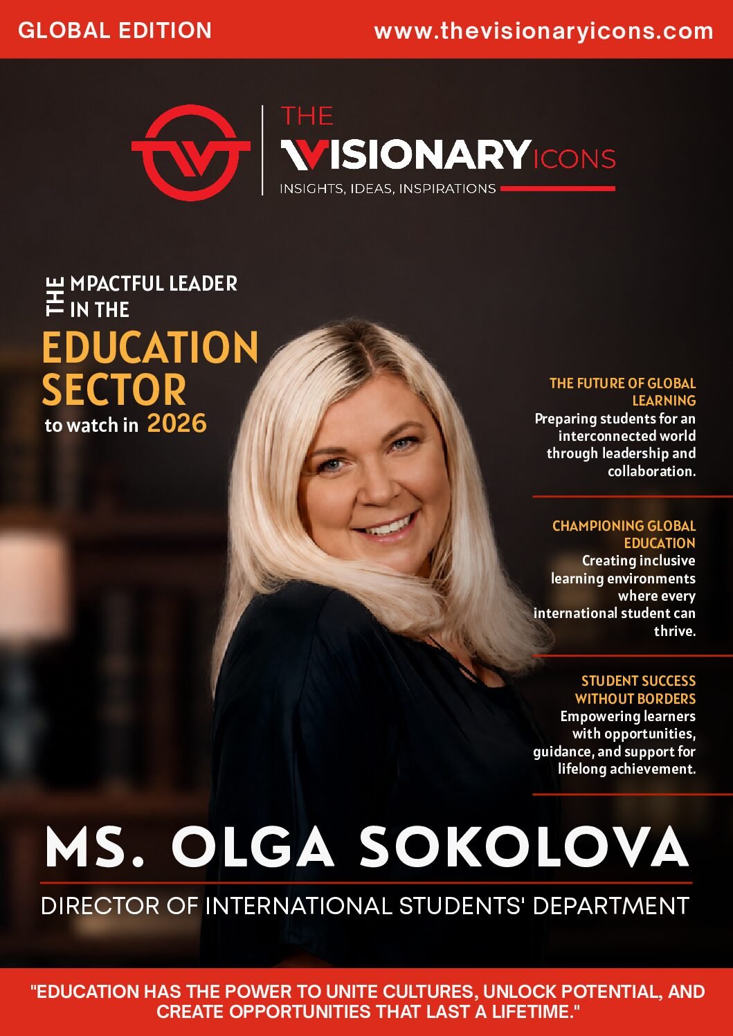 Read more about the article The Most Impactful Leader in the Education Sector to Watch 2026
